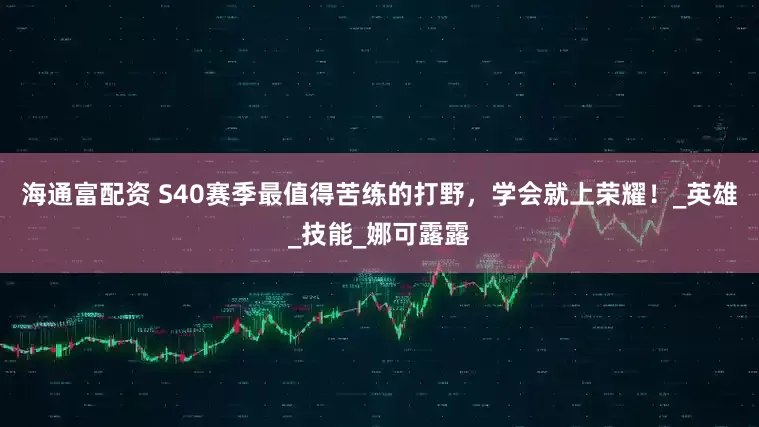 海通富配资 S40赛季最值得苦练的打野，学会就上荣耀！_英雄_技能_娜可露露